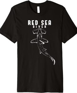 Scuba Diving Hammer Shark Egypt Red Sea Diver Premium T-Shirt