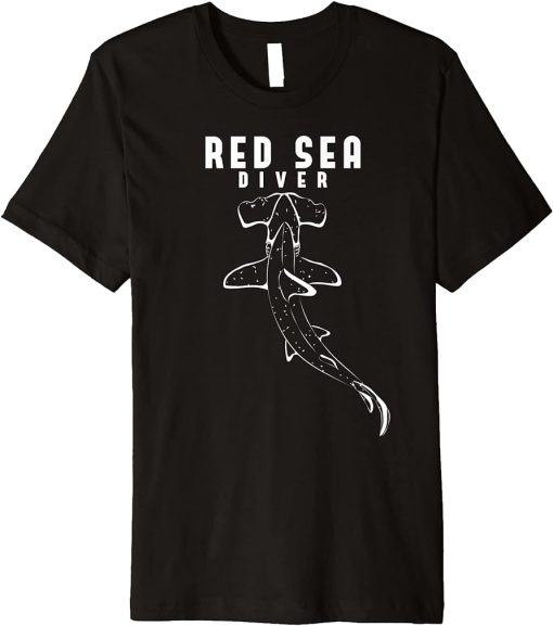 Scuba Diving Hammer Shark Egypt Red Sea Diver Premium T-Shirt